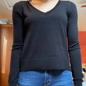 BCBGMaxAzria Black V-neck Sweater